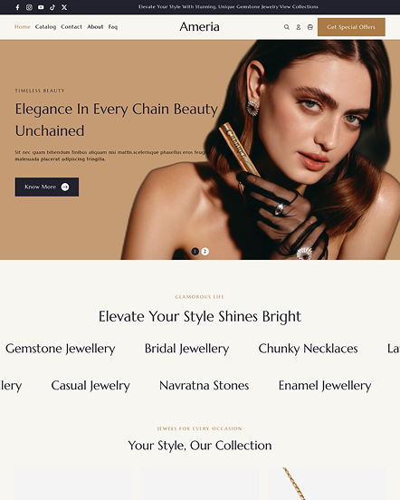 Preview of the Home Decor Inspirations Shopify theme