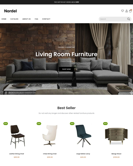 Preview of the Home Decor Inspirations Shopify theme